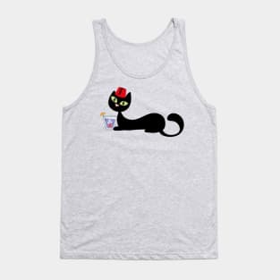 Fez the Tiki Feline Tank Top